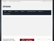 Tablet Screenshot of gpsana.org